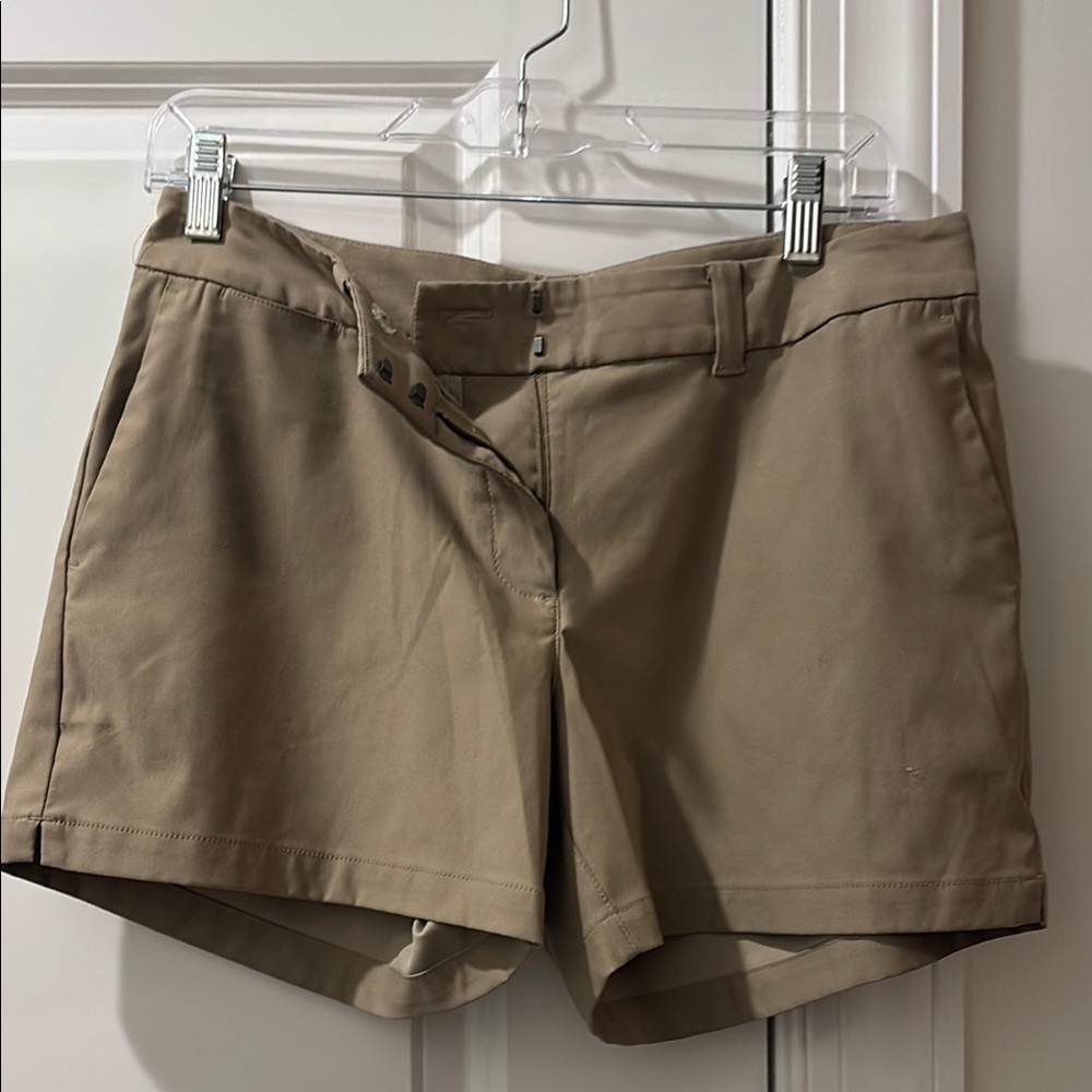 Women's Nike Golf Tan Shorts